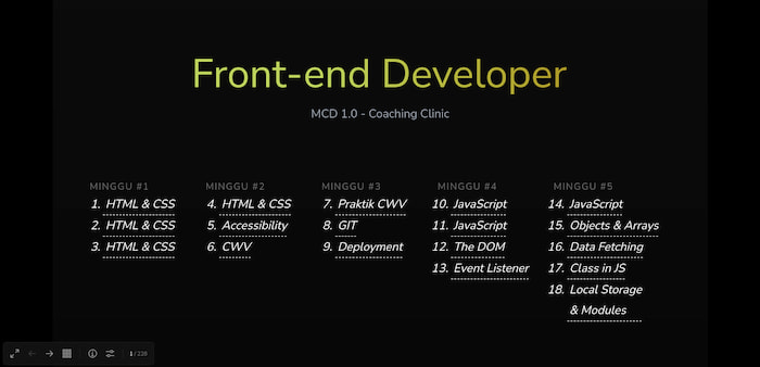 Pengalaman menjadi mentor di kelas belajar front-end development Pengalaman menjadi mentor di kelas belajar front-end development